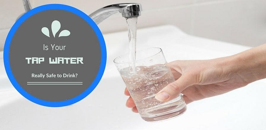 Ongeparfumeerd bleekmiddel kan worden gebruikt om bacteriën in het water te doden als u het water niet kunt