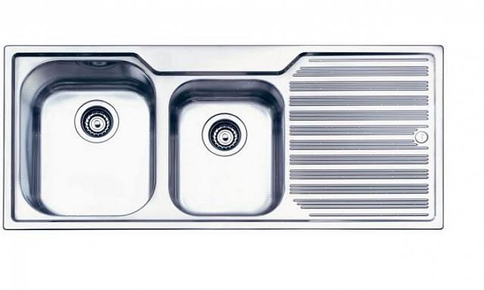 Drainboard-gootstenen zijn gootstenen met een bevestigd schort
