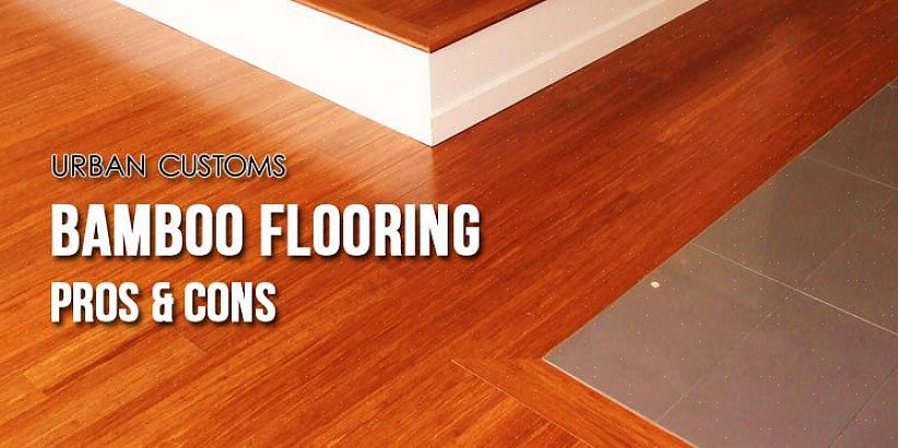 De meeste grote fabrikanten van hardhouten vloeren hebben ook een selectie bamboe-vloerproducten