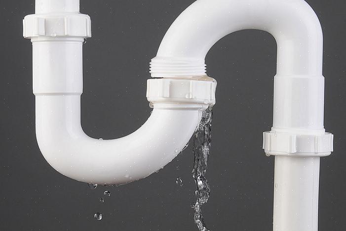 Als stromend water in de kuip geen lekkage veroorzaakt