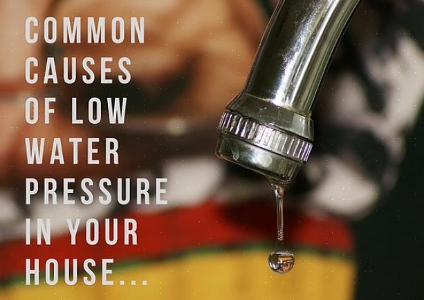 Uitzoeken waarom u een lage waterdruk heeft 01 Staat de watermeterklep volledig open
