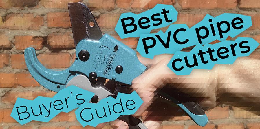 Die te broos zijn om effectief te worden gesneden door een PVC-buizensnijder