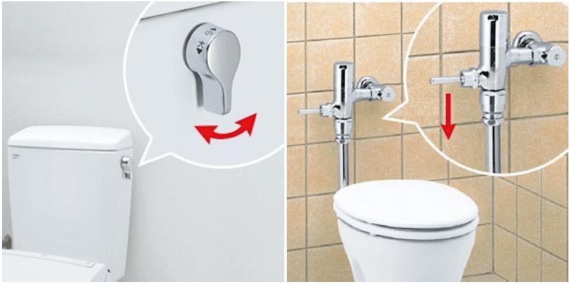 Merk op dat het feit dat toiletgrepen aan de voorzijde het meest voorkomende type zijn