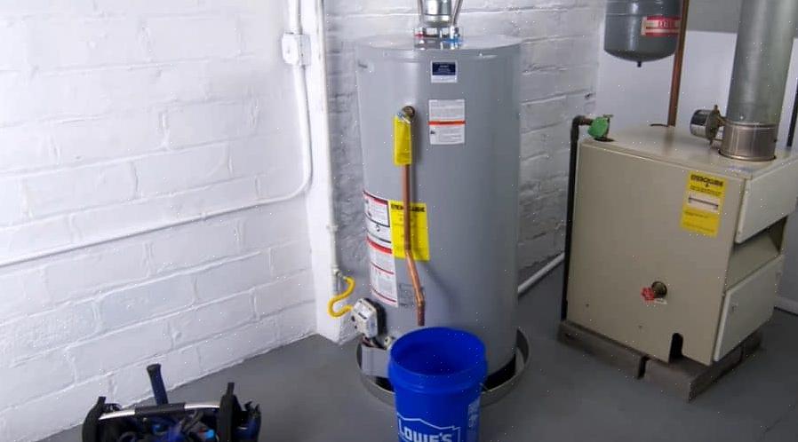 Draai de gasregelknop naar de PILOT-stand