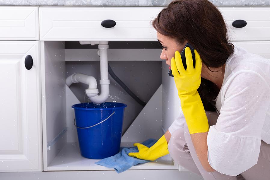 Beschrijf het scenario (zoals een verstopt toilet of een gesprongen leiding)