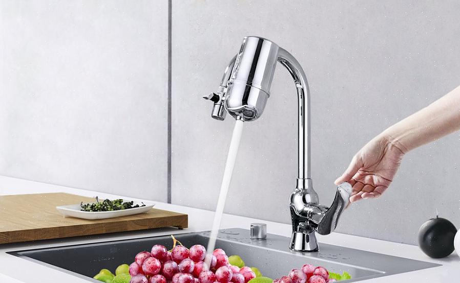 Waterfiltratiesystemen verschillen in grootte