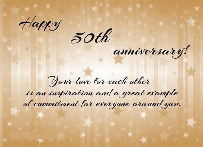 50-jarig jubileum eigentijds / modern geschenk