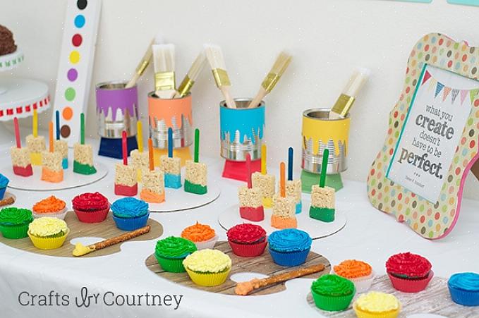 Een heel leuk idee voor een knutselfeest voor kinderen is om hun ouders uit te nodigen om ook hun artistieke