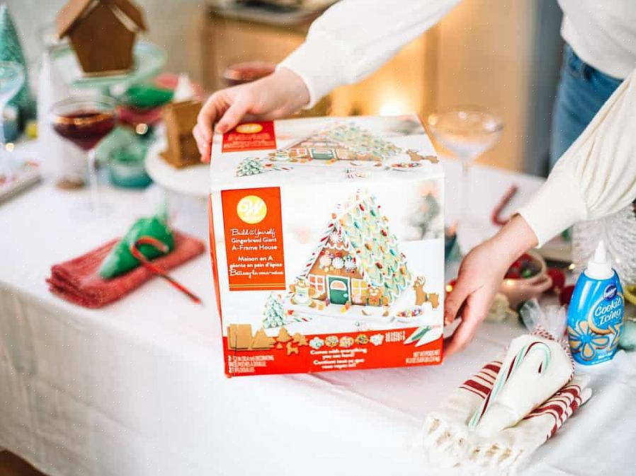Uw feestgangers kunnen de peperkoekhuisjes mee naar huis nemen die ze hebben ingericht als feestartikelen