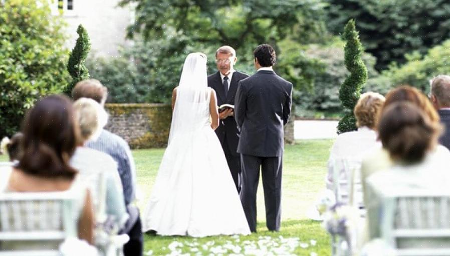 Een bruiloft is een ceremonie