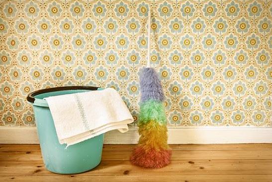 Behangpapier moet minstens om de twee maanden per maand worden afgestoft als u in een stofrijke omgeving