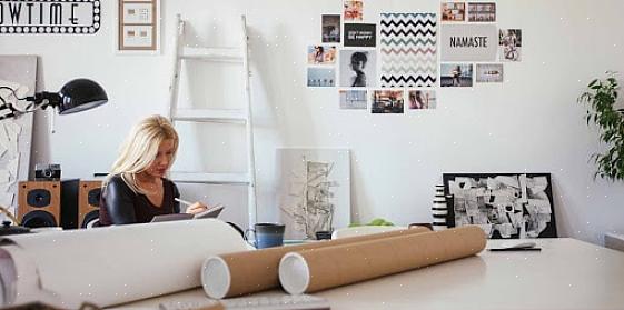 Decorateurs werken vaak in de interieurverkoop