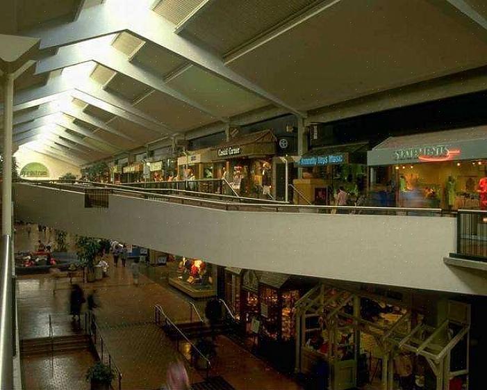 Etiquette begint voordat je het winkelcentrum binnengaat