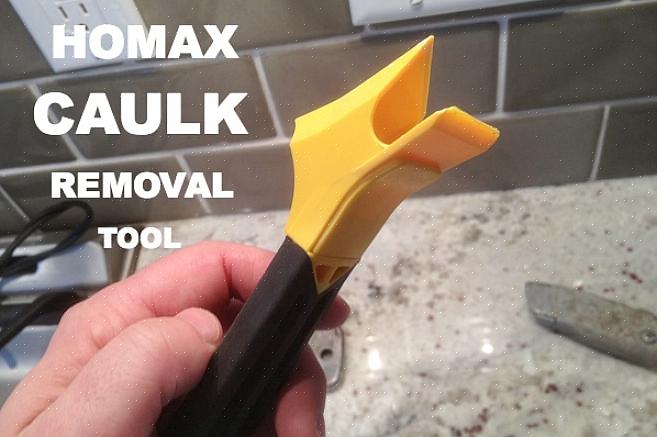 Gereedschap voor het verwijderen van kit kan op zichzelf worden gebruikt