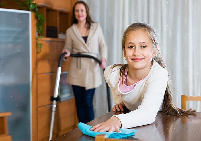 Interesse bij het selecteren van de juiste klusjes voor uw kinderen