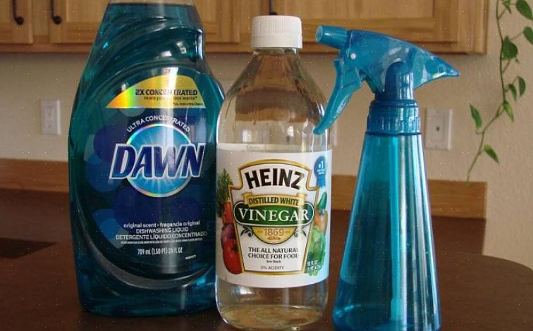 Het combineren van ingrediënten is het geheim van het maken van een zelfgemaakte glasreiniger die goed