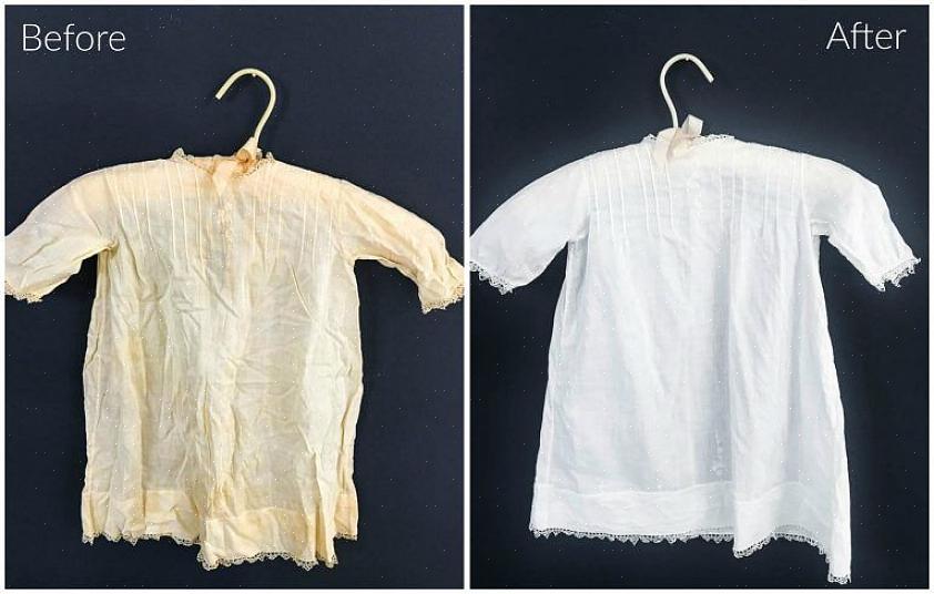 Zelfs als u alle regels voor het wit houden van witte kleding zorgvuldig volgt