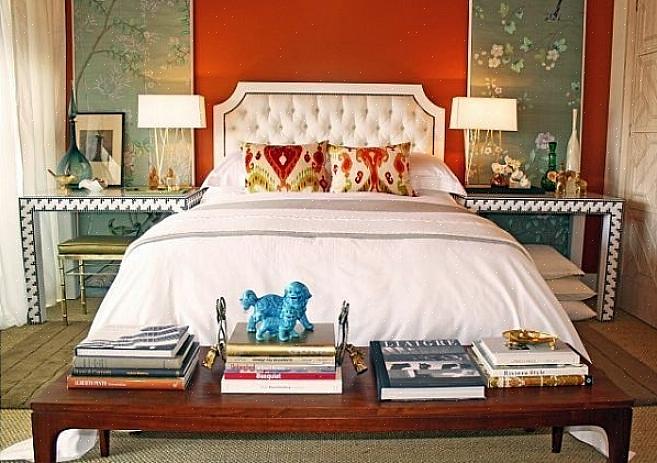 Feng shui-tips voor een bed onder een schuin plafond