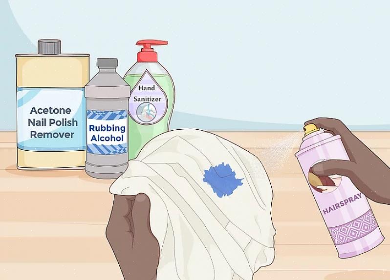 Nagellak verwijderen uit wasbare kleding