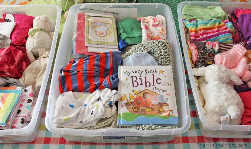 Souvenirs klaarmaakt voor opslag