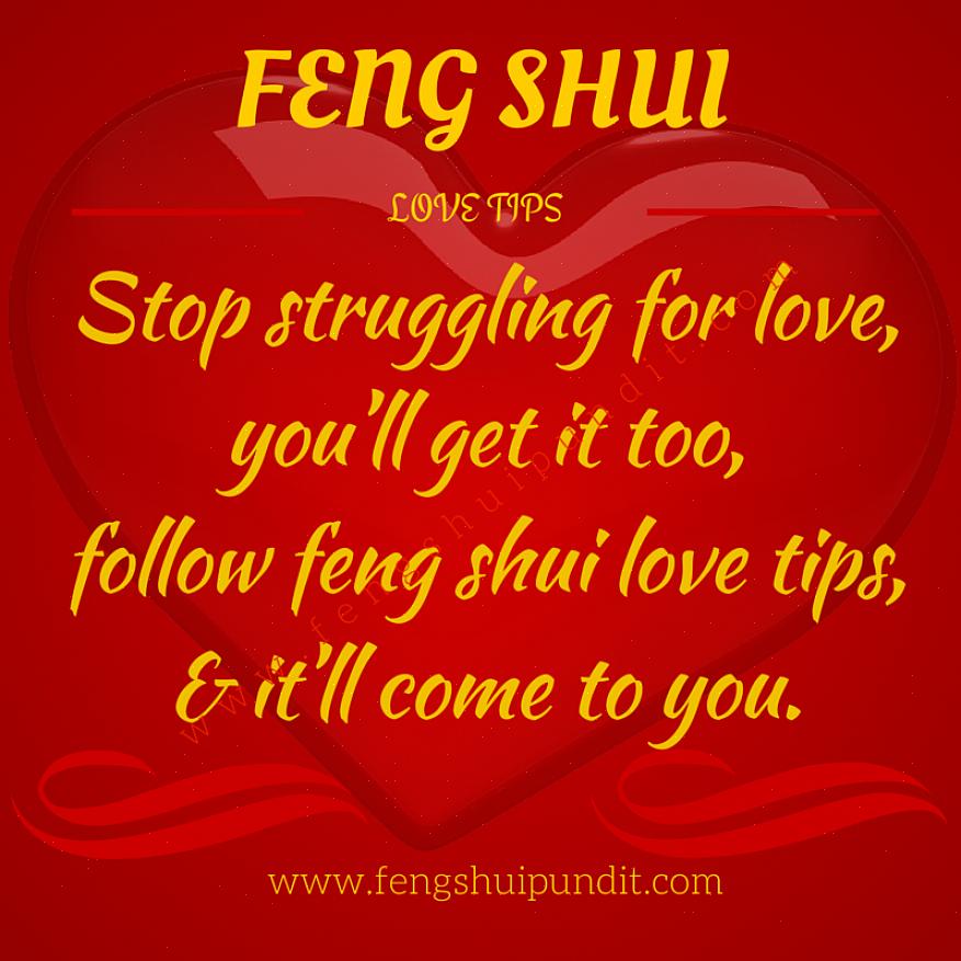De feng shui-energie van fruit is de energie van bloei