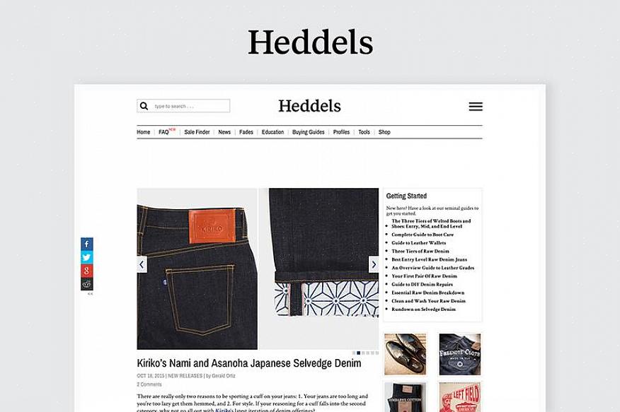 Is niet alle zelfkant-denim raw denim