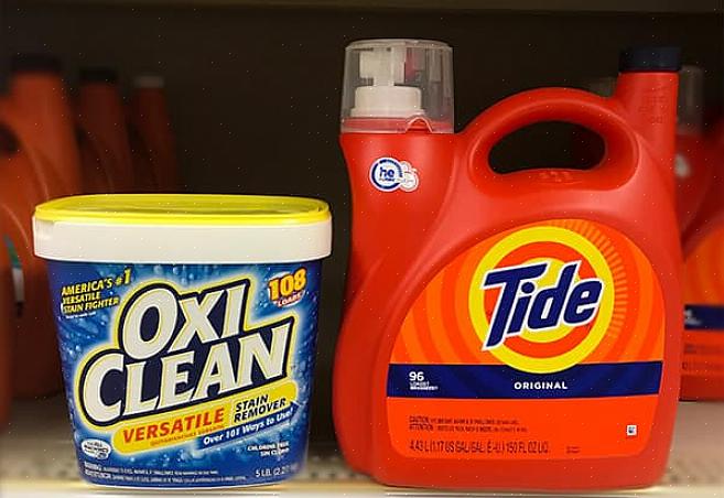 Hammer Plus OxiClean vloeibaar wasmiddel verschillende tests gegeven met ons normale wasgoed in koud