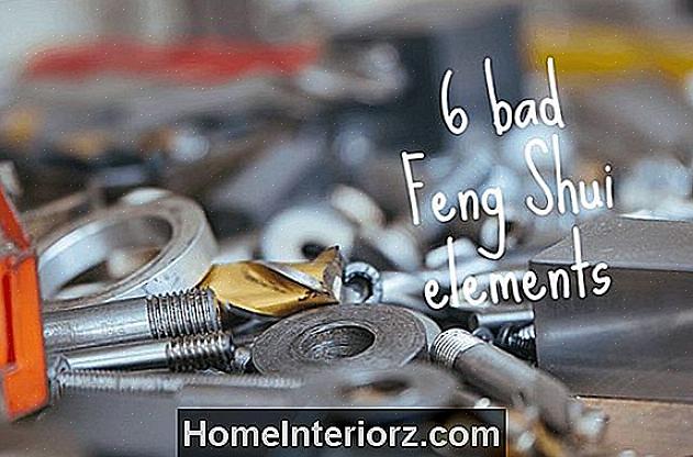 Zowel Sha Chi als Si Chi - lage feng shui-energievibes - zijn uitingen van slechte / negatieve feng
