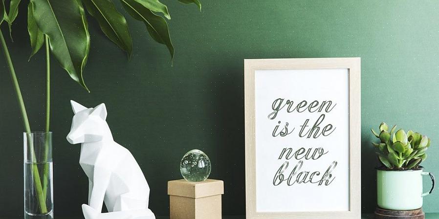 Je kunt een sterke aanwezigheid van het Wood feng shui-element aanbrengen met elke kunst naar keuze