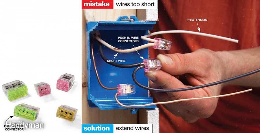 Het installeren van elektriciteitskasten is een van de eerste fasen van elektrische ruwbouw