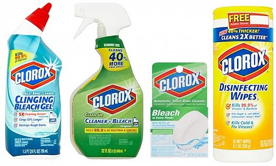 Clorox desinfectiedoekjes bevatten geen chloor