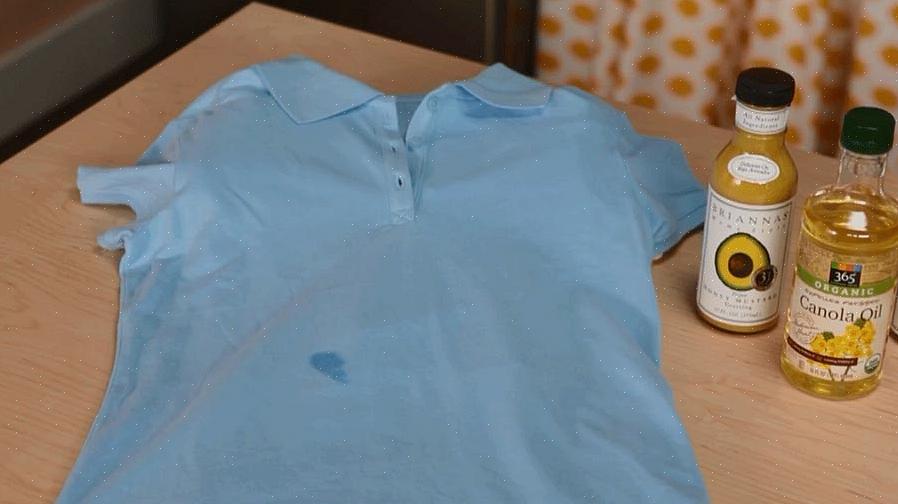 Hoe olievlekken uit nylon te verwijderen