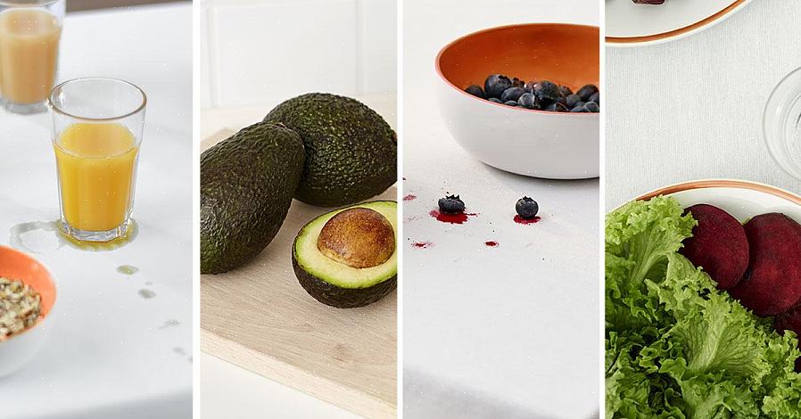Als er avocado op uw kleding komt