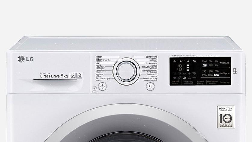 Dof uitziende kleding wordt veroorzaakt door overbelasting van de wasmachine