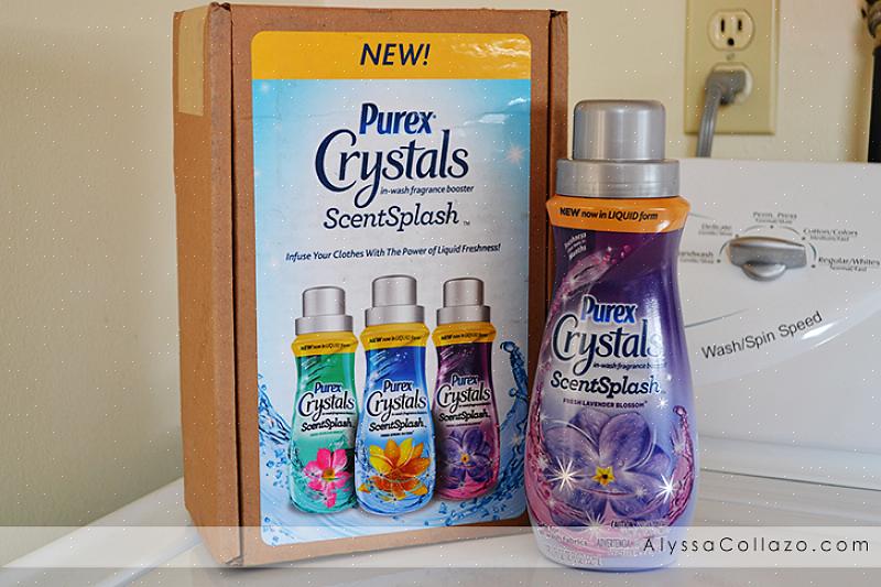 Purex Crystals Laundry Enhancer belooft dat je wasgoed schoon