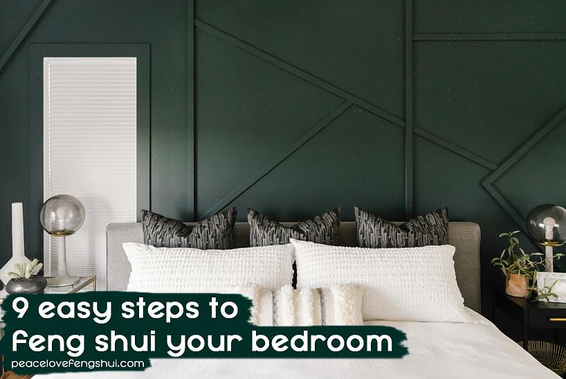 Zorg er dan voor dat je de feng shui-energie in je hele slaapkamer verschuift