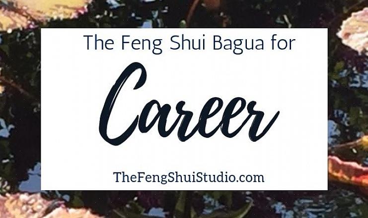 Het feng shui-element van het Bagua-gebied Noord / Carrière is Water