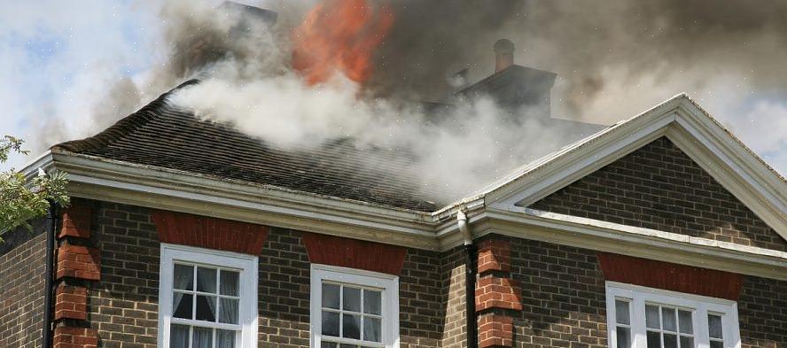 Als u net een huisbrand heeft gehad