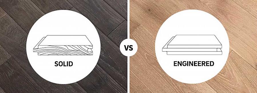 Plaatsen van massief hardhouten vloeren Massief houten vloeren vs