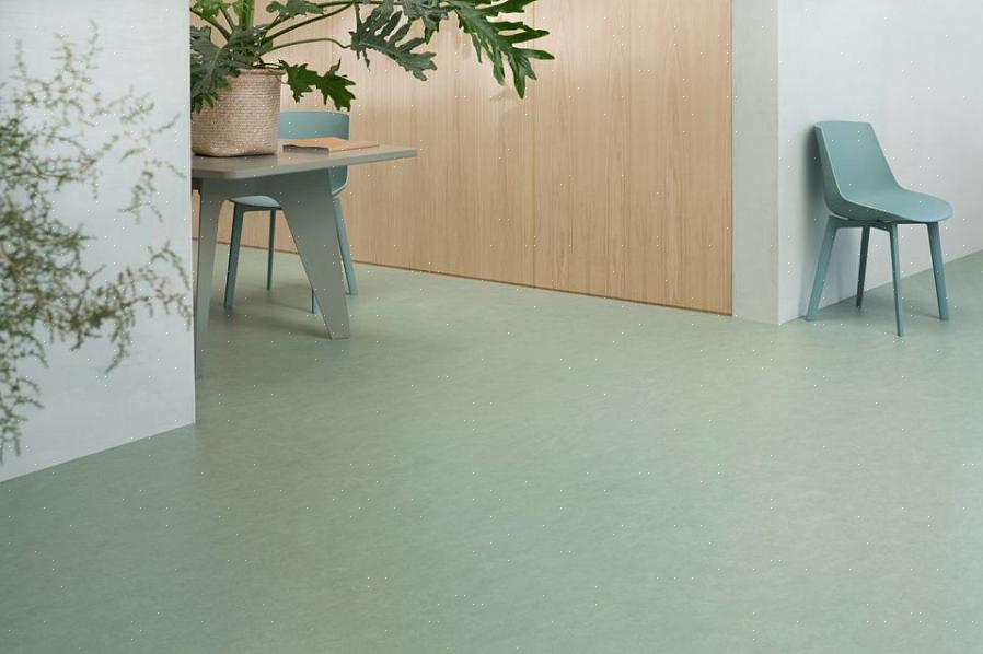 Linoleum is gemaakt van natuurlijke materialen