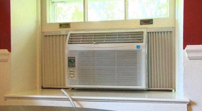 Vanuit een esthetisch oogpunt wilt u echter dat het ongeveer de breedte heeft van uw raamunit A / C