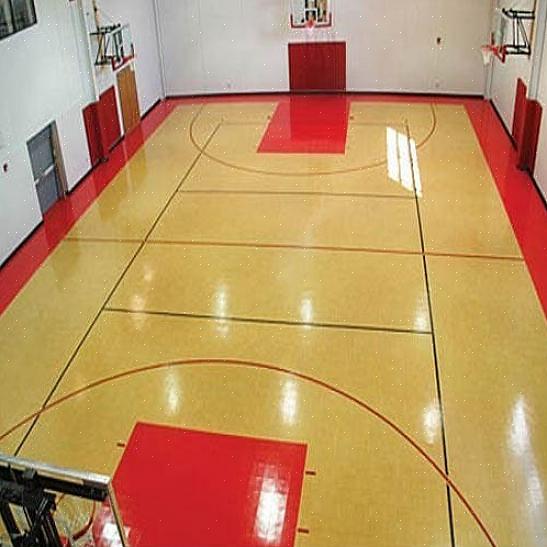 Een basketbalvloer van professionele kwaliteit kost tussen 59700€