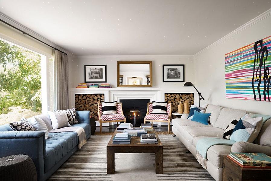 Dit is een woonkamer