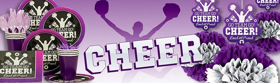 Het ene lid van het team wordt de cheerleader