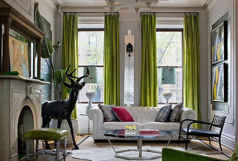 Gebruik chartreuse als accent als je een heldere kleur wilt hebben