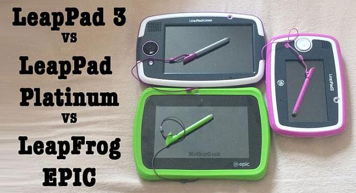 Verschillen tussen de LeapFrog Epic Android-tablet
