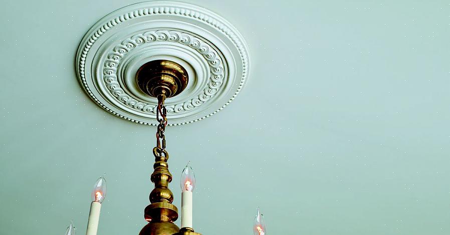 Tegenwoordig zijn plafondmedaillons nog steeds populair voor grote kamers in statige huizen