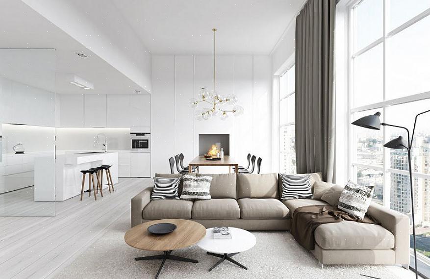 Familiefoto's zijn ook goede feng shui in de woonkamer