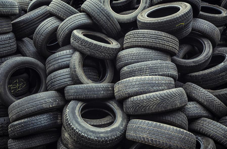 Jaarlijks worden ongeveer 130 miljoen banden gebruikt als van banden afgeleide brandstof