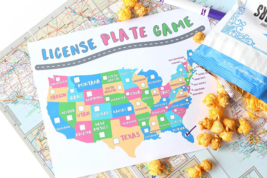 Het doel van het spel is om punten te scoren door kentekenplaten van zoveel mogelijk staten (of landen)